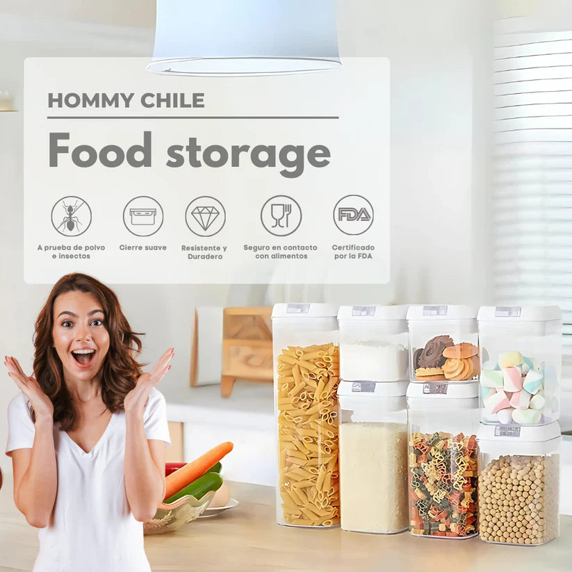 Food Storage®: Set de 7 Contenedores Herméticos