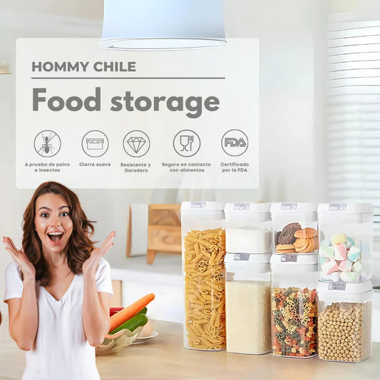 Food Storage®: Set de 7 Contenedores Herméticos